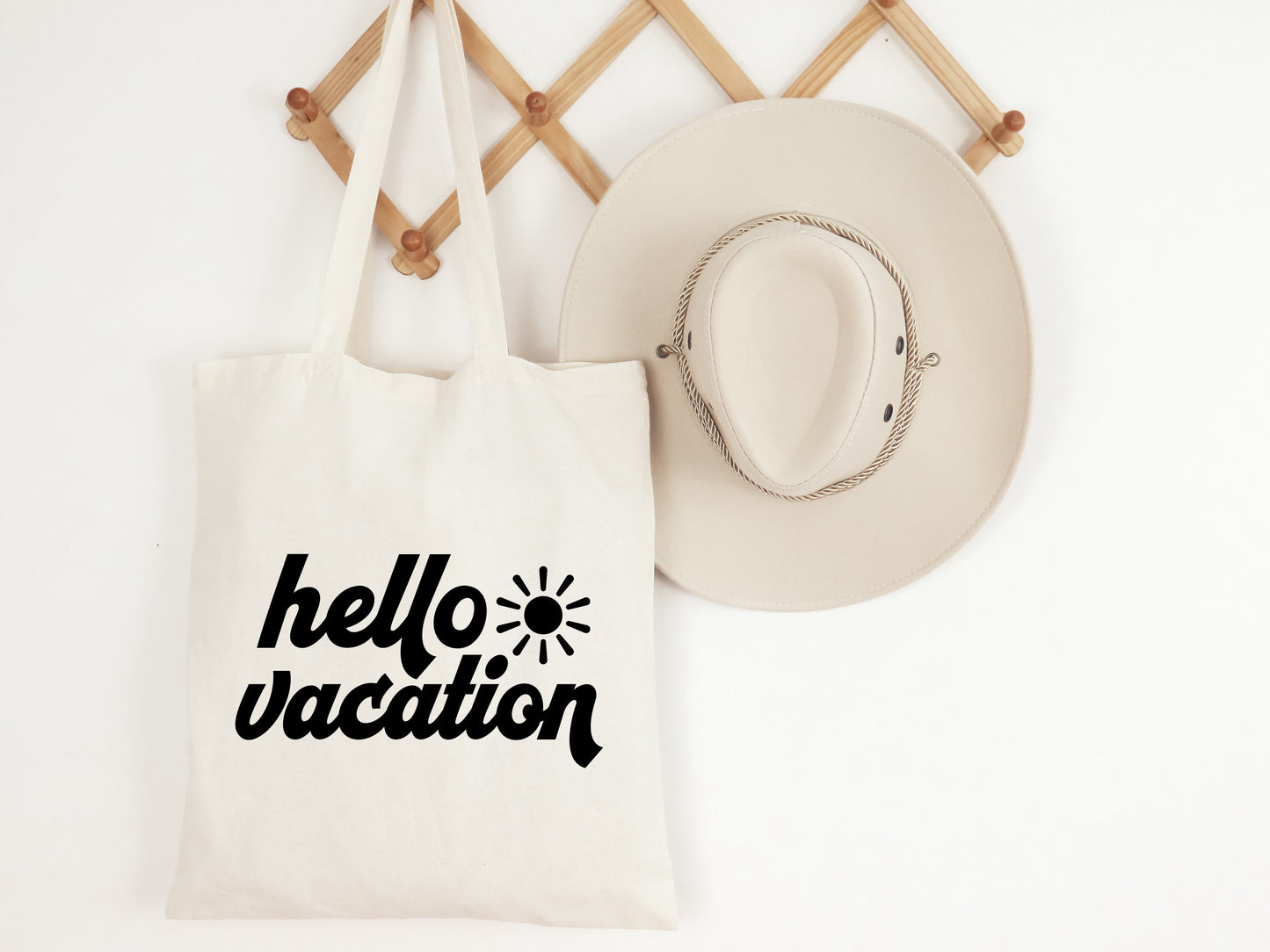 hello vacation tote bag, gifts for best friends, reusable bag, travel bag, sarcastic gifts for her, vacation gifts, lunch bag tote