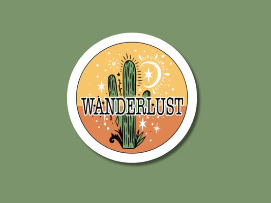 wanderlust sticker, water bottle sticker, country music gifts, wanderlust gift, not all who wander are lost sticker, wanderer sticker