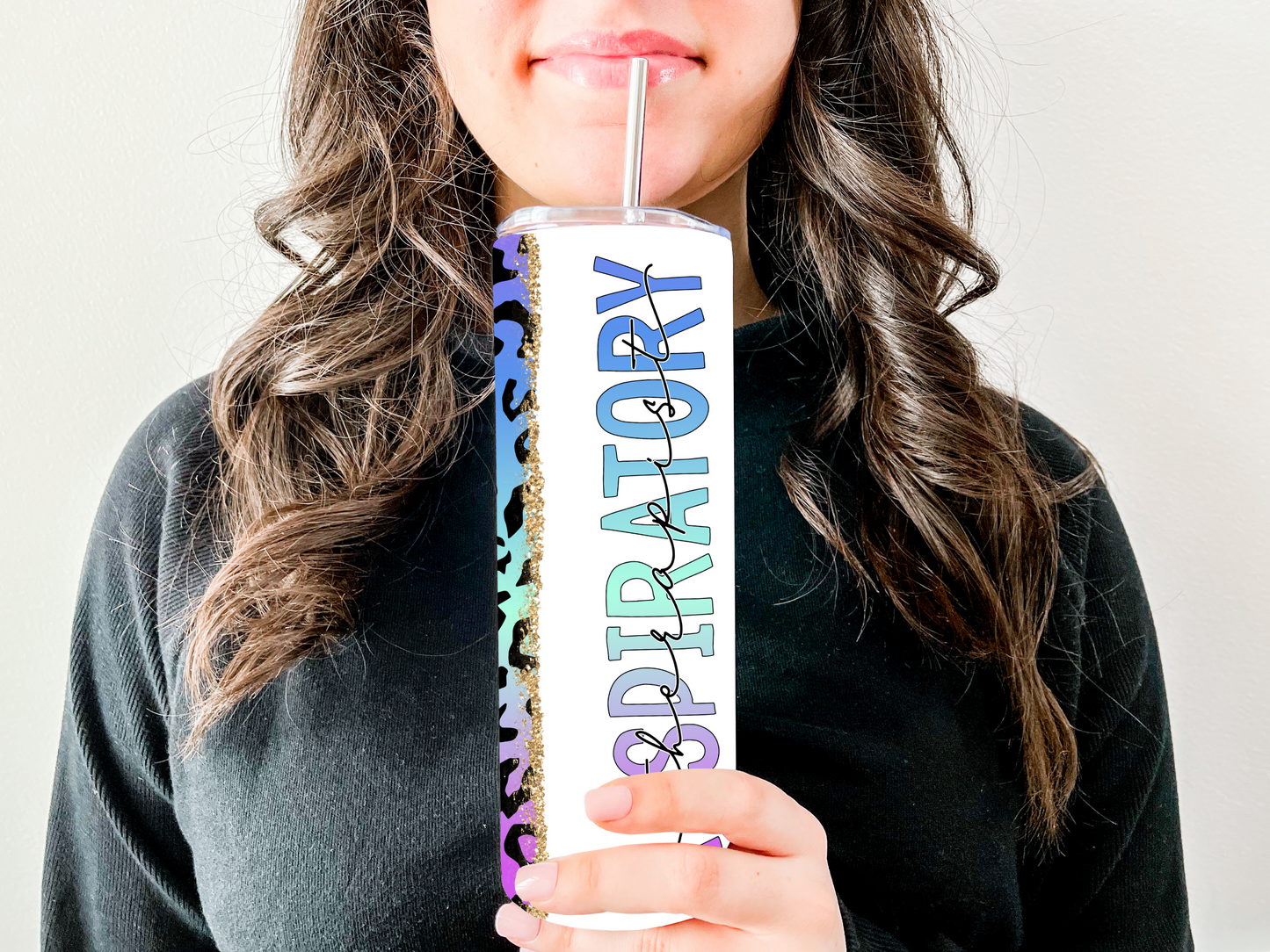 Respiratory Therapist Skinny Tumbler, RT Cup, Respiratory Therapist Gift, RT Tumbler