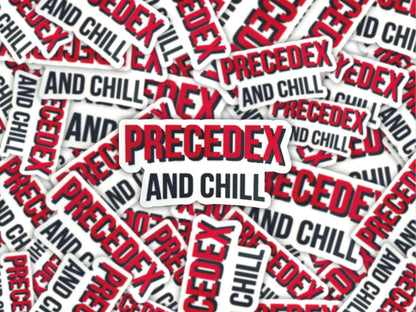 precedex and chill sticker, pharmacist gift, nurse stickers, medicine stickers, pharmacy tech sticker, respiratory gift, pharmacy sticker