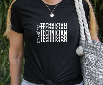 critical care tech shirt, cna shirt, icu tech shirt, er tech shirt, certified nurse shirt, cct shirt, critical care technician gifts