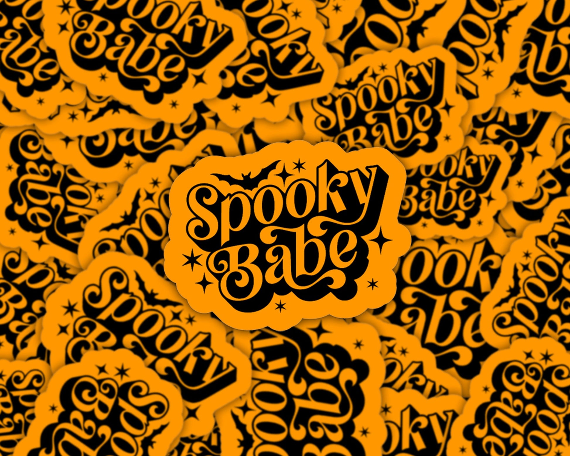 halloween sticker, spooky babe, spooky stickers, halloween gift, halloween unique, halloween party, halloween lovers, halloween prizes