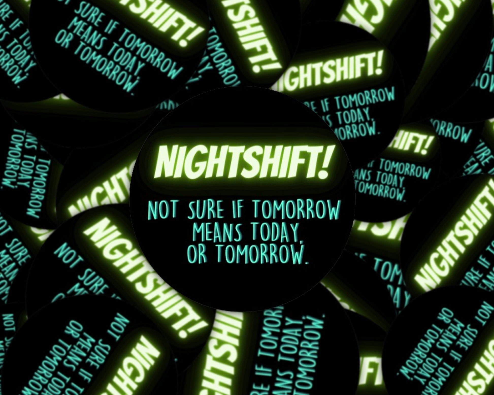 nightshift sticker, nurse sticker, respiratory sticker, nightshift worker, er nurse sticker, physician sticker, cna sticker, nightshift gift