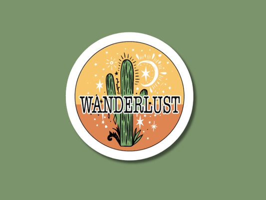 wanderlust sticker, water bottle sticker, country music gifts, wanderlust gift, not all who wander are lost sticker, wanderer sticker