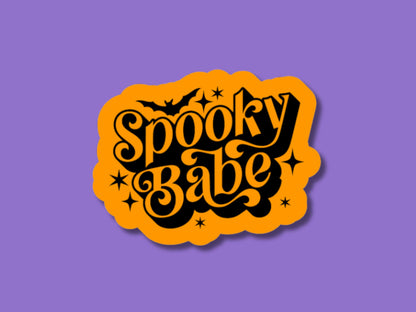 halloween sticker, spooky babe, spooky stickers, halloween gift, halloween unique, halloween party, halloween lovers, halloween prizes