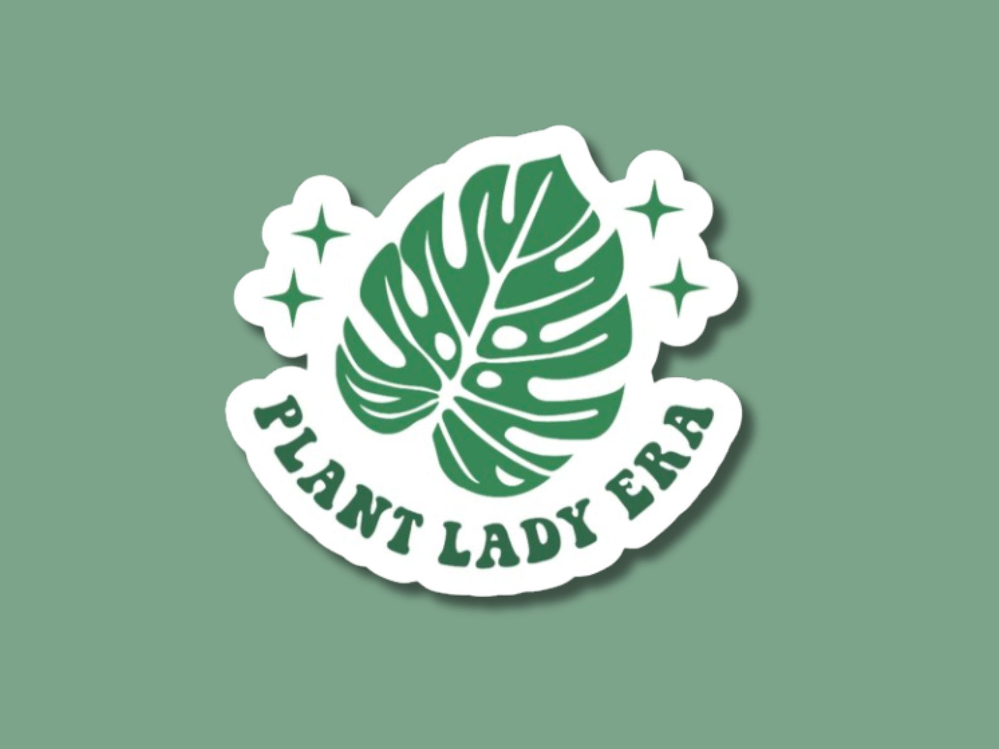 plant lady era sticker, plant sticker for water bottle, plant store, funny plant sticker, monstera sticker, plant gifts, plant lady gift