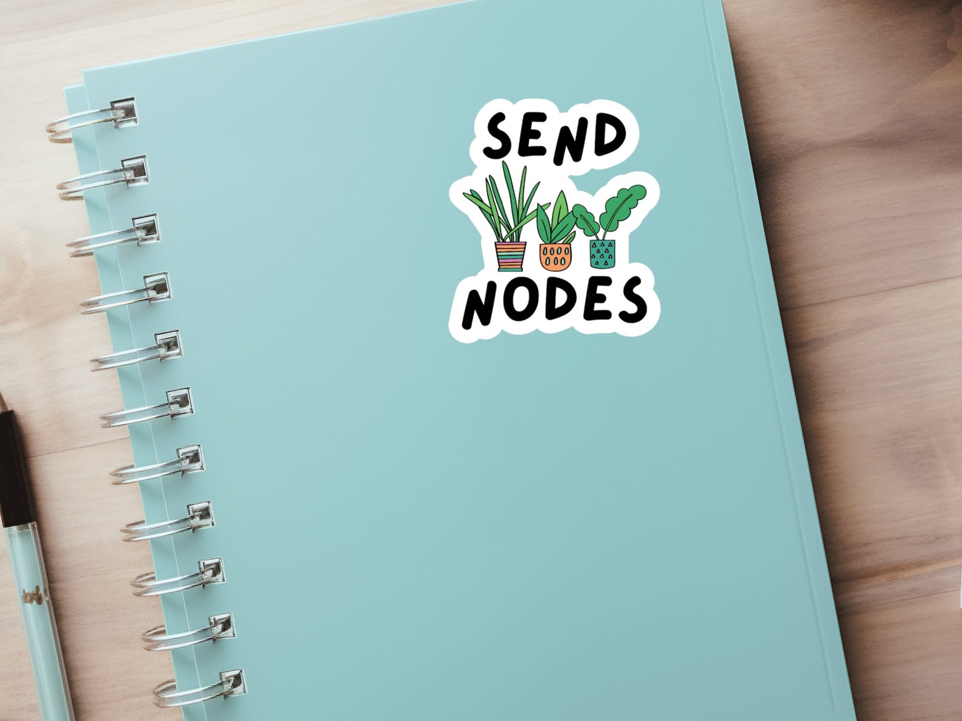 send nodes sticker, plant sticker for water bottle, plant store, funny plant sticker, plant mom sticker, propagation sticker, baby plant