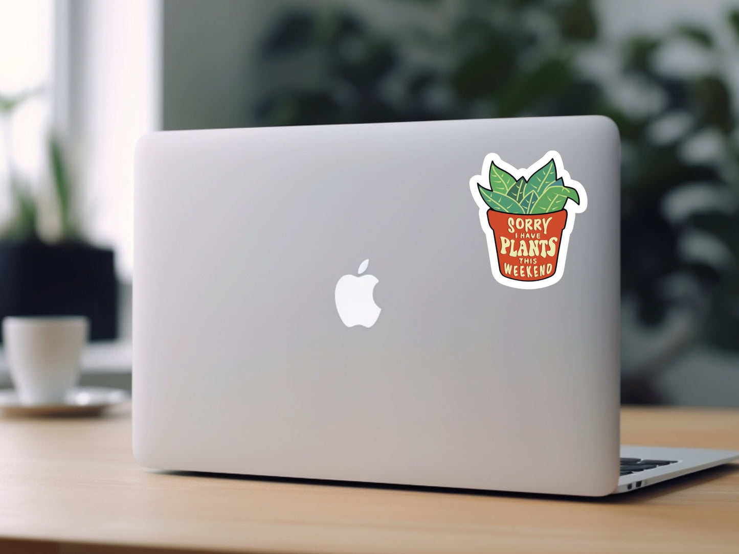 sorry i have plants sticker, plant sticker for water bottle, plant store, funny plant sticker, plant pot sticker