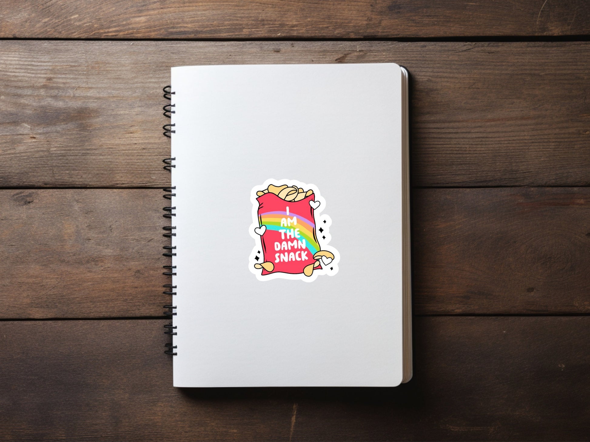 snacks sticker, funny stickers for friends, laptop stickers, coworker stickers, i am the snack, girl power sticker