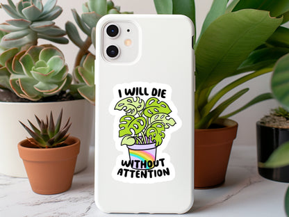 plants sticker, gift for plant lover, plant sticker for water bottle, plant store, plant gifts, plant humor, water my plants sticker