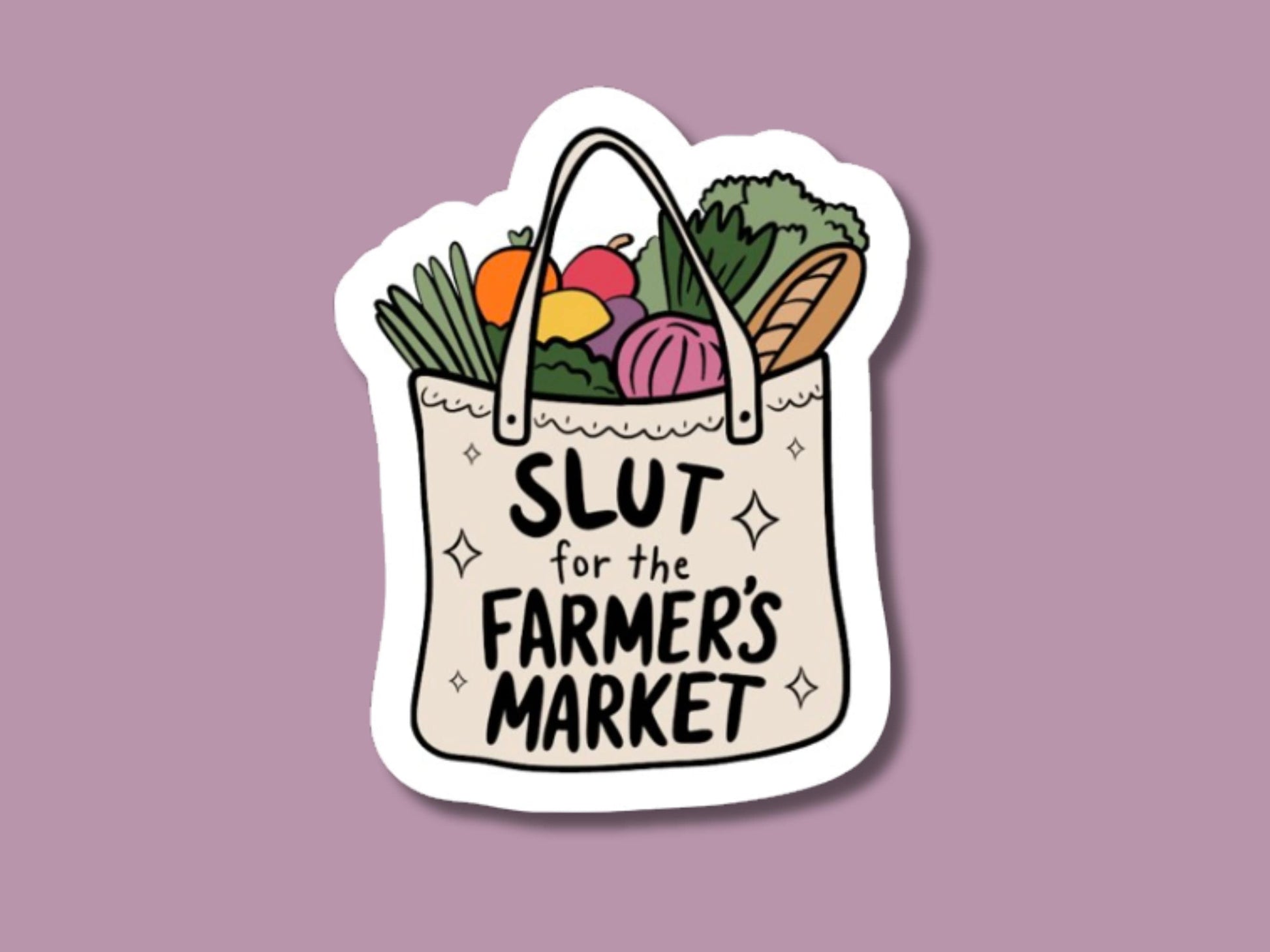 farmers market sticker, plant store, garden shop sticker, support local sticker, farmers market gifts, shop local