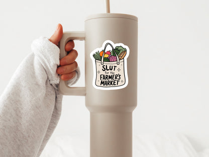 farmers market sticker, plant store, garden shop sticker, support local sticker, farmers market gifts, shop local