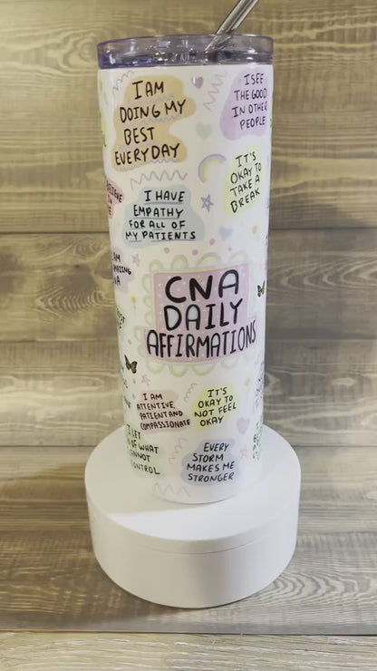 CNA Tumbler, CNA Cup, CNA Gifts, Certified Nursing Assistant Tumbler