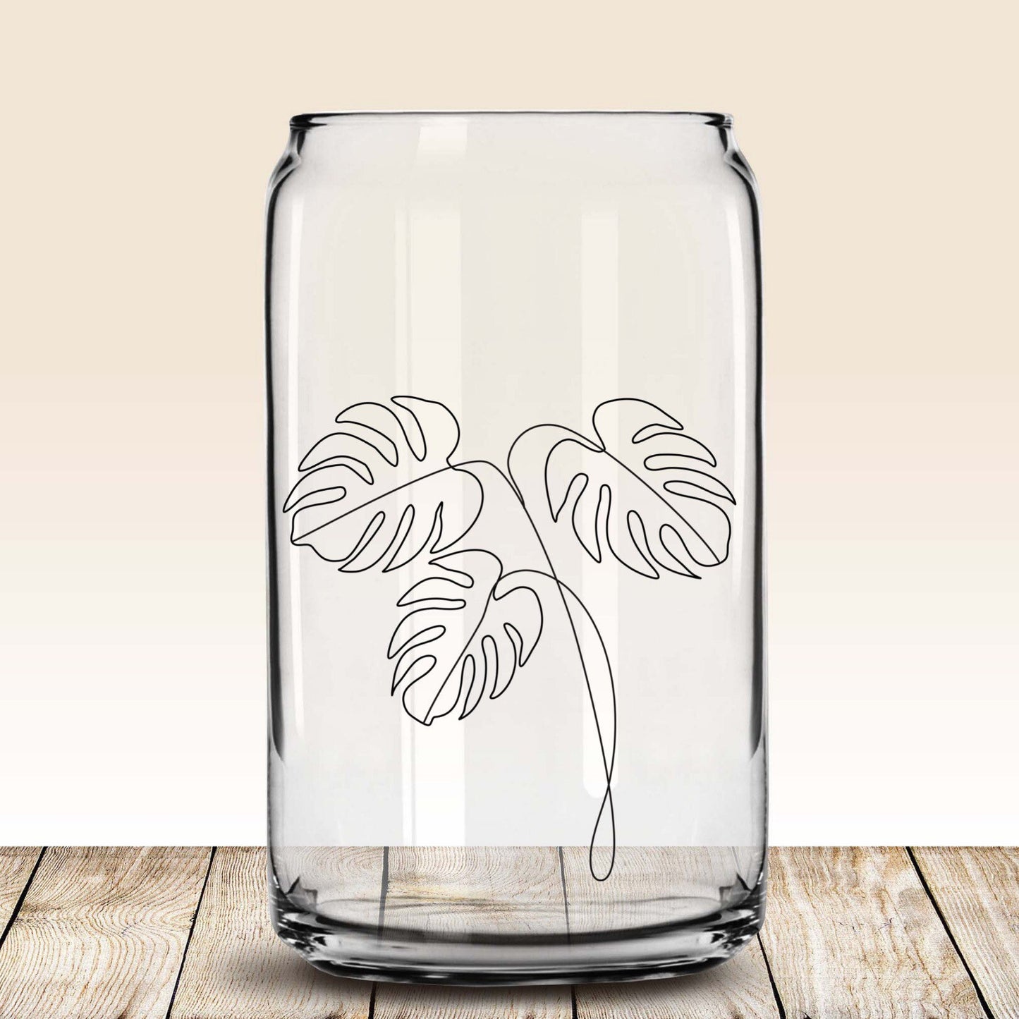 Monstera Libbey Glass, Coffee Cup, Plant Gifts, Mom Gifts