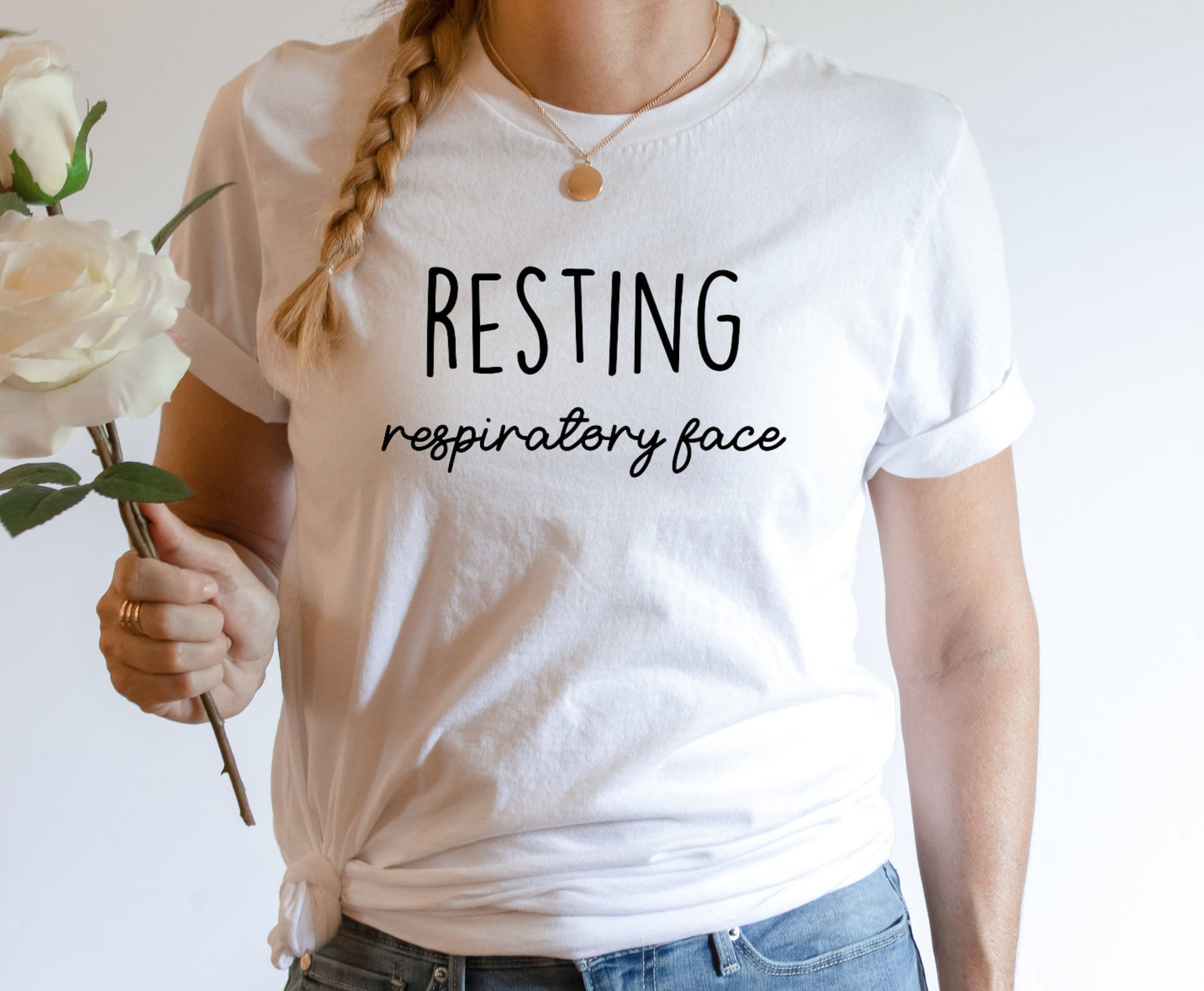 resting respiratory face, resting bitch face, respiratory therapy shirts, rt shirt, respiratory manager gift, respiratory therapy student