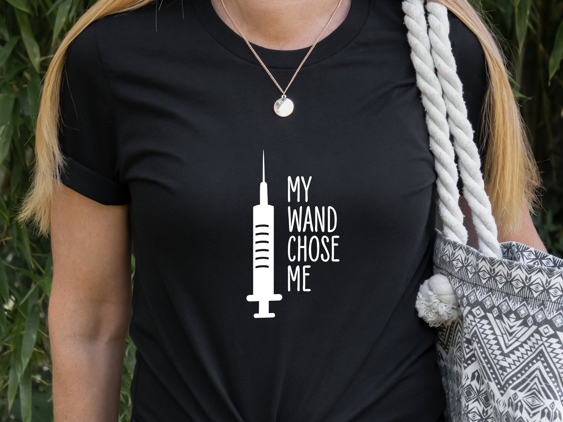 my wand chose me, nurse shirt, lab tech shirt, respiratory shirt, dialysis nurse shirt