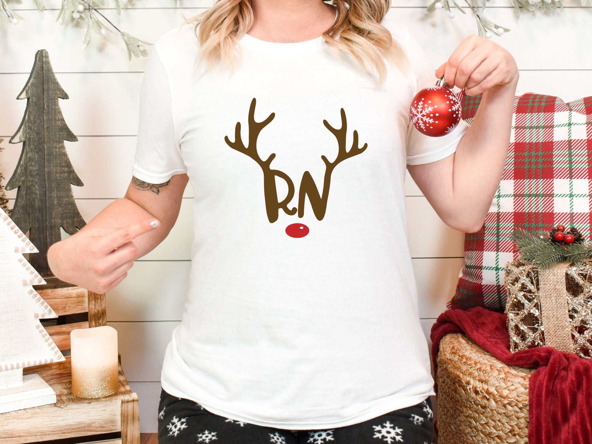nurse christmas reindeer shirt, christmas nurse shirt, rn christmas, nurse gift, icu nurse christmas, er nurse, school nurse christmas