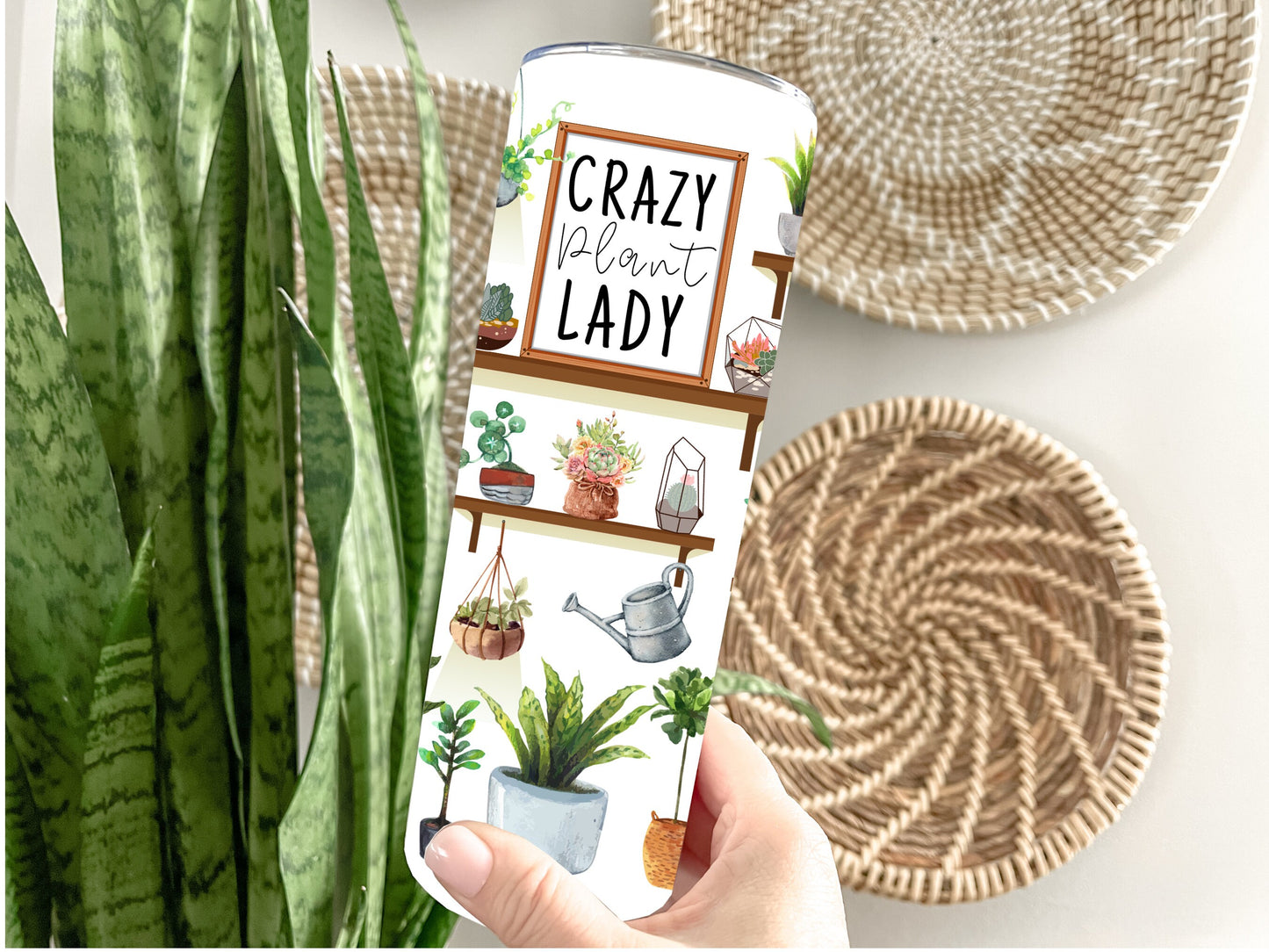 crazy plant lady tumbler, plant mugs, gifts for plant lovers, plant shop cup, plant tumbler cup, plant parent, plant gifts