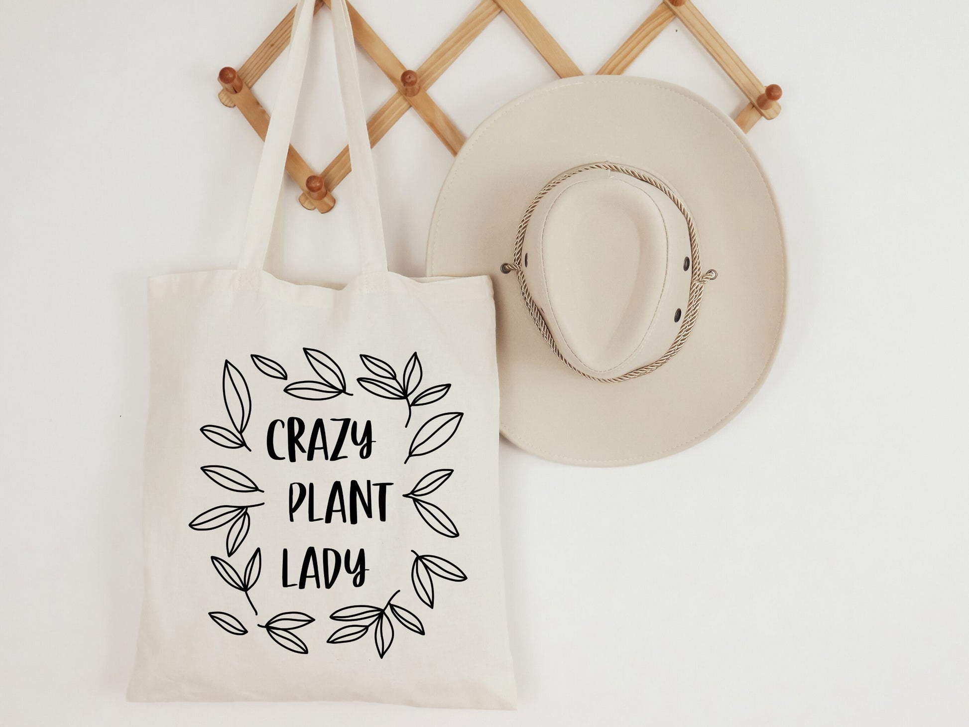 crazy plant lady tote bag, gifts for best friends, reusable bag, funny gifts, shopping tote, gifts for plant lover, plant gift