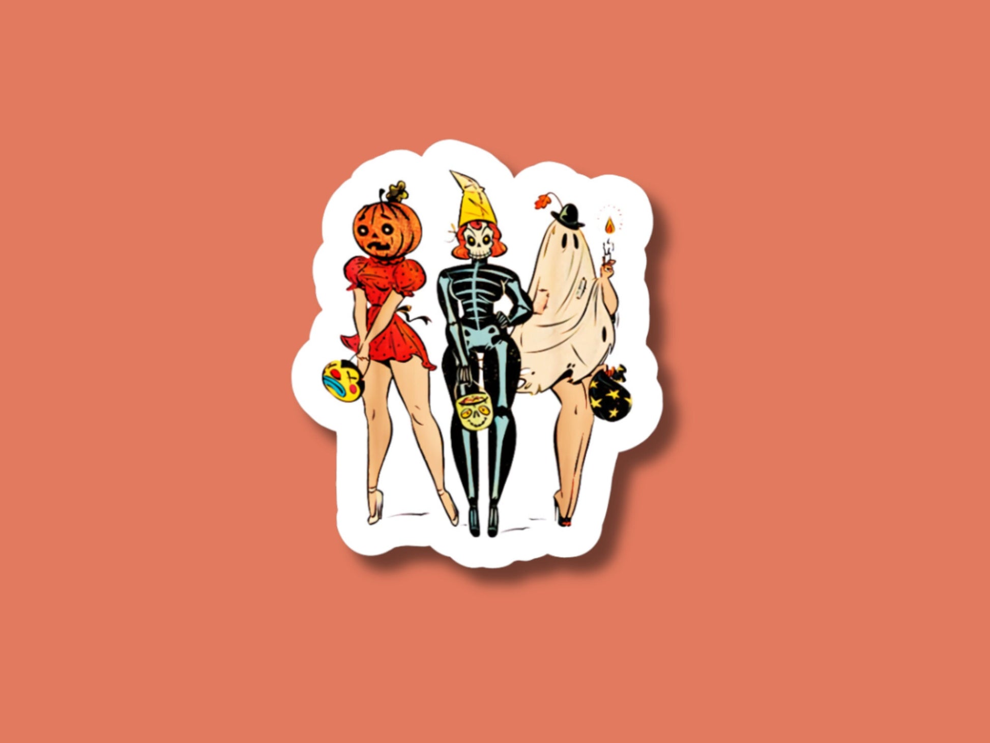 halloween pinup girl, retro halloween, halloween stickers, halloween unique, halloween party, halloween lovers, halloween gifts, pinup retro