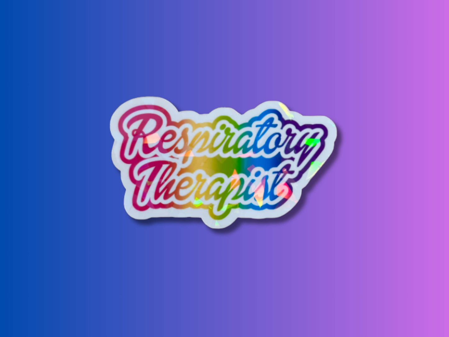 respiratory therapist sticker, rt sticker, retro respiratory, 90's respiratory sticker, lisa frank nurse, gifts for respiratory, rt week
