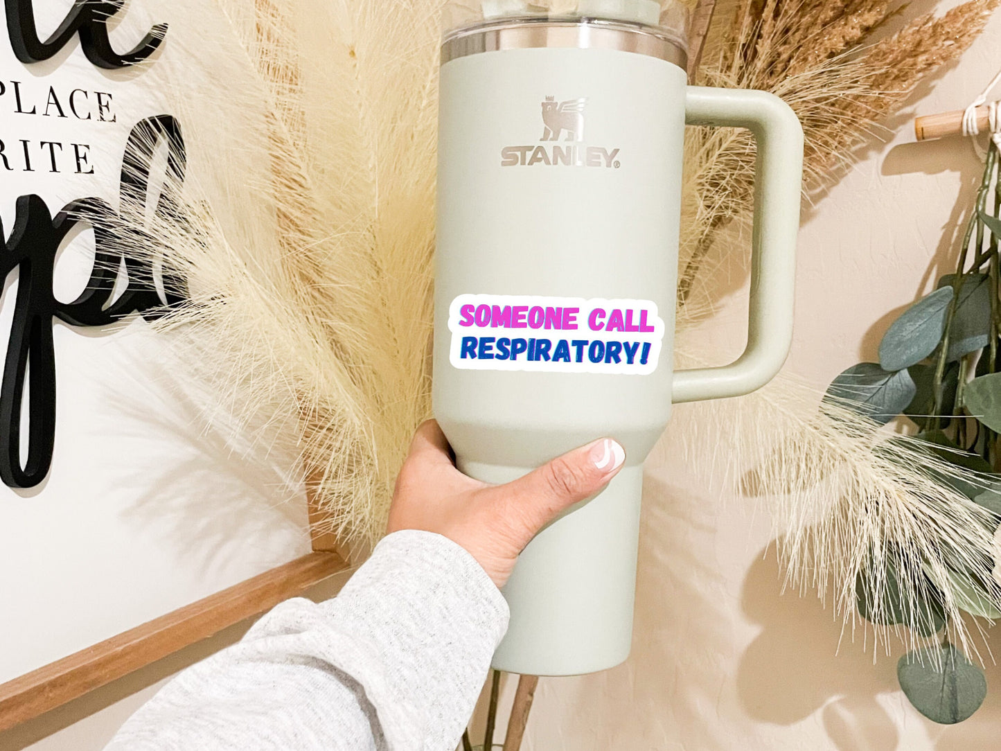 someone call respiratory, gifts for respiratory therapist, respiratory stickers, respiratory graduation gift, gifts for coworker rt