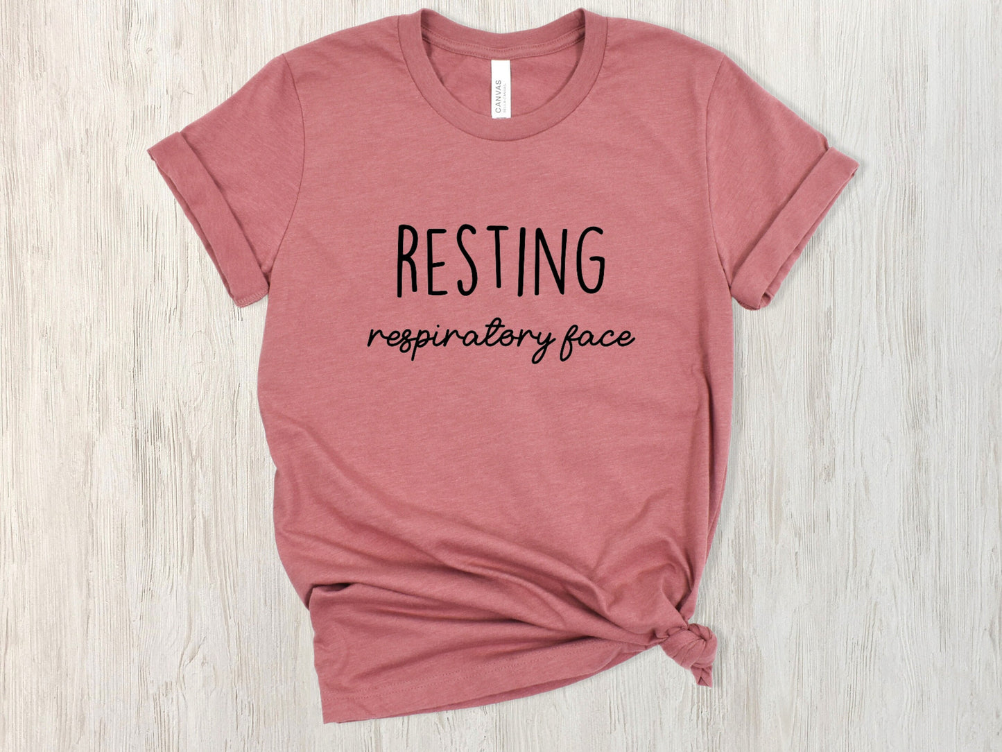 resting respiratory face, resting bitch face, respiratory therapy shirts, rt shirt, respiratory manager gift, respiratory therapy student