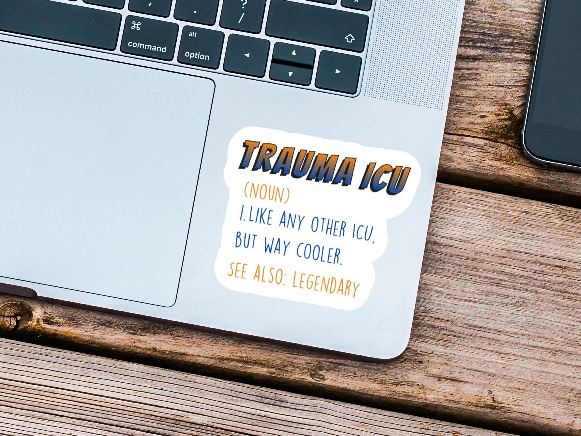 trauma icu sticker, trauma tech sticker, trauma physician gift, trauma nurse sticker, gifts for nurses, trauma queen, trauma llama