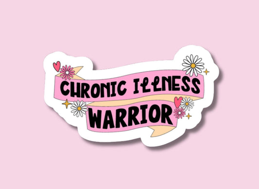 chronic illness stickers, health stickers, stickers for cancer warrior, immune system stickers, strong woman stickers, invisible illness